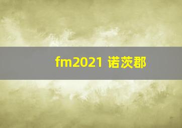 fm2021 诺茨郡